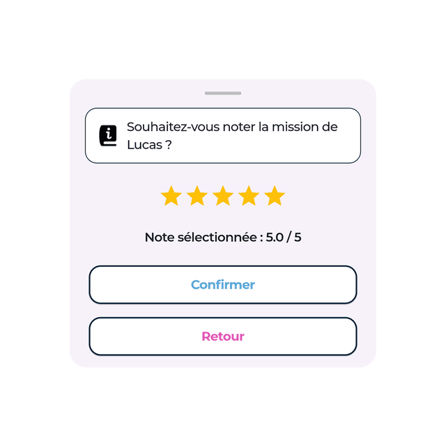 Système d'évaluation et de confiance